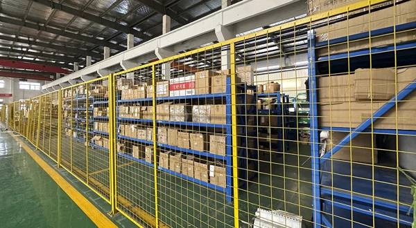 Racking and stocked parts in the CSTRANS spare-parts warehouse